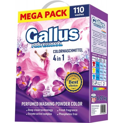 Gallus Profesional COLOR 6,05 kg, 110 pracích dávek