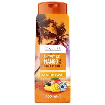 Gallus SPRCHOVÝ GEL 500 ml mango & Passion Fruit