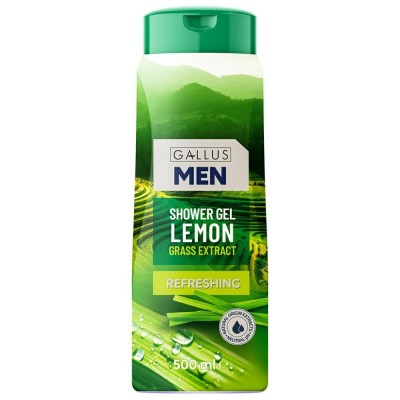 Gallus SPRCHOVÝ GEL 500 ml Lemon Grass Extract