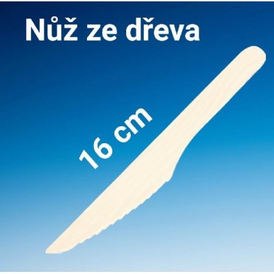 NŮŽ ze dřeva 16 cm /100ks