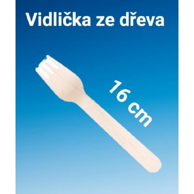 VIDLIČKA ze dřeva 16 cm / 100ks