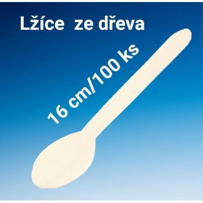 LŽÍCE ze dřeva 16 cm/100ks