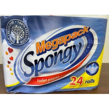 TOALETNÍ PAPÍR SPONGY, MEGAPACK