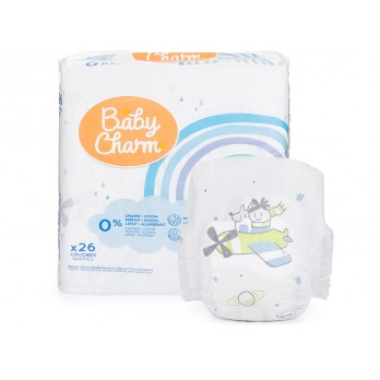 PLENKY Babby Charm Super Dry Flex - vel. 6XL, 13 -18 kg, 26 ks