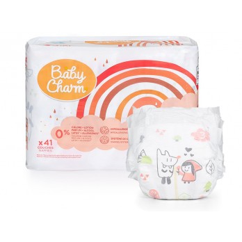 PLENKY Babby Charm Super Dry Flex - vel. 3 Midi, 6 -10 kg, 41 ks