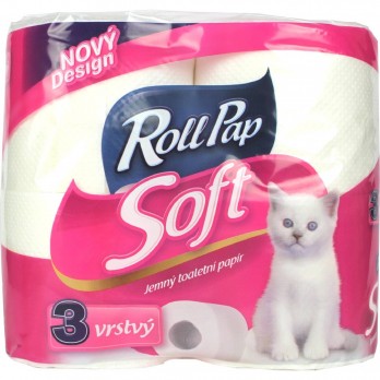 TOALETNÍ PAPÍR RollPap Soft - 3 vrstvý